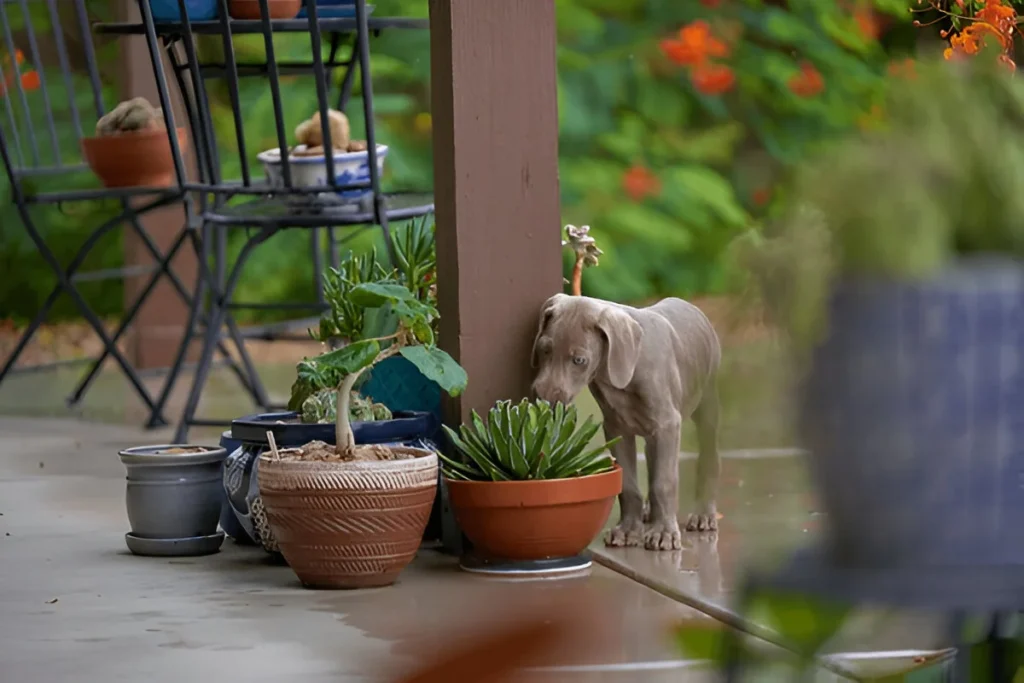 puppies in monsoon